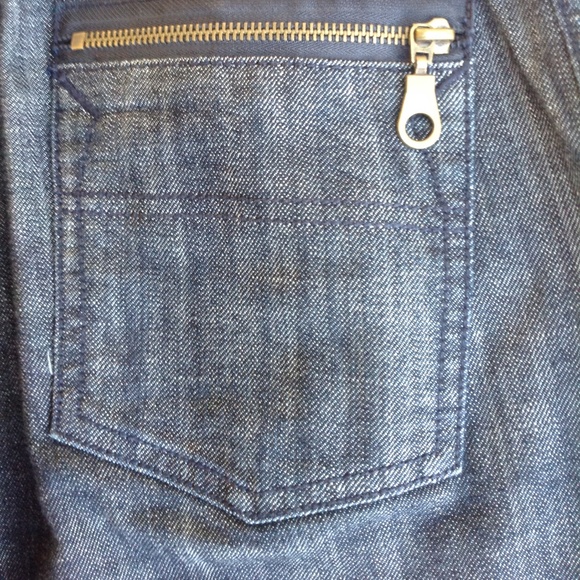 Anthropologie Louie Denim Knee length Capri Sz10 - Picture 9 of 9